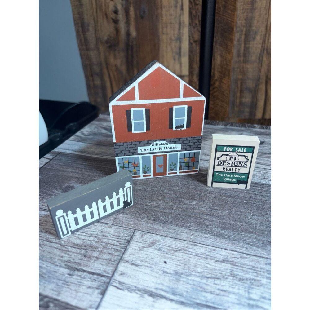 Lot of 3 The Cat’s Meow The Little House
